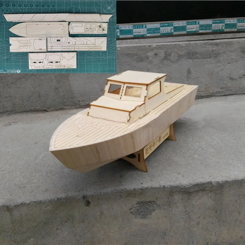 

1/48 Sunshine Wooden Small Yacht DIY Hand Assembled Ship Model Kit