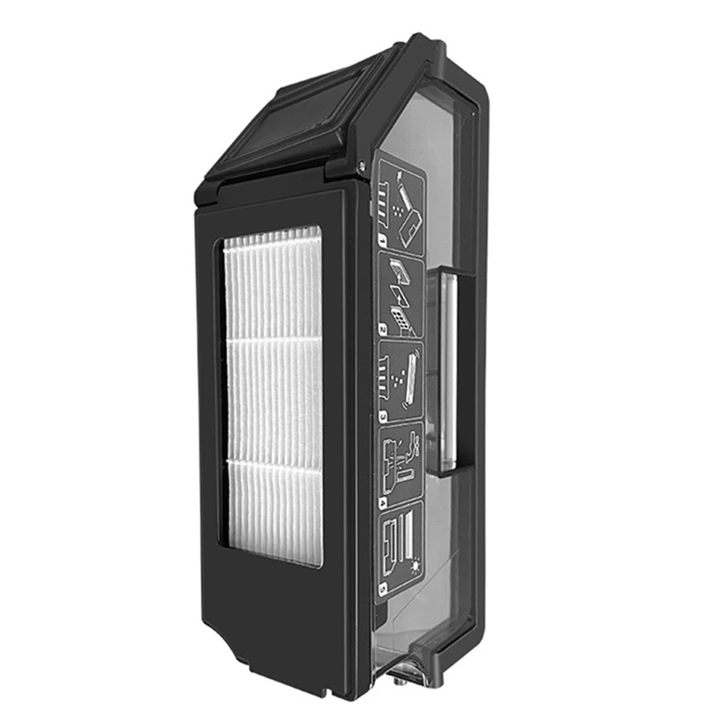 Kit de pièces de sac à poussière pour aspirateur Ecovacs Deebot bronchOmni Turbo, brosse principale, filtre HEPA, boîte à poussière, vadrouille, gril