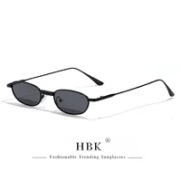 HBK nuevas gafas de sol polarizadas Retro para hombre, lentes Tac con montura pequeña, gafas de sol Punk para mujer, gafas de fiesta para pescar al aire libre
