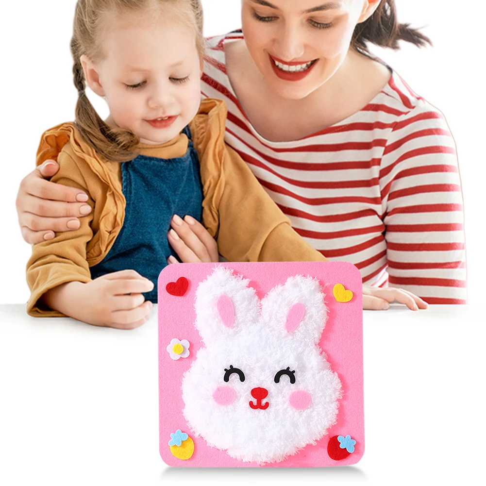 

Набор для вышивания кукол своими руками: мультяшные животные, креативные поделки, игрушки для шитья кукол своими руками для начинающих, искусство и ремесла