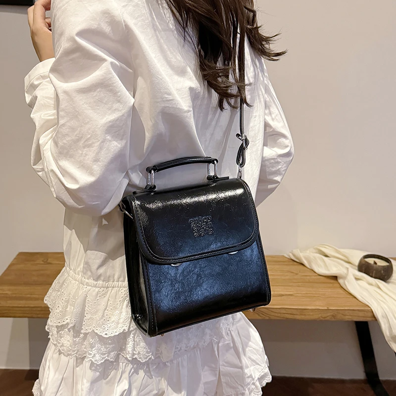 

Ladies Leather Crossbody-Bag Handbags, Versatile Shoulder Bag Messenger Design Popular Classic Elegant Brand