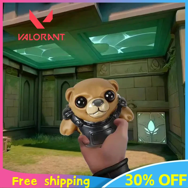 

13cm VALORANT Game Little Bear Peripherals Decompression Pinching Pinching Cute and Fun Action Figures Birthday Gift Toys Game