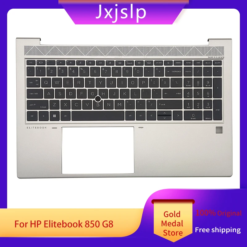 

Jxjslp New Original For HP Elitebook 850 G7 G8 855 G7 G8 Palmrest With US Backlight Keyboard Upper Cover M35816-001 Silvery