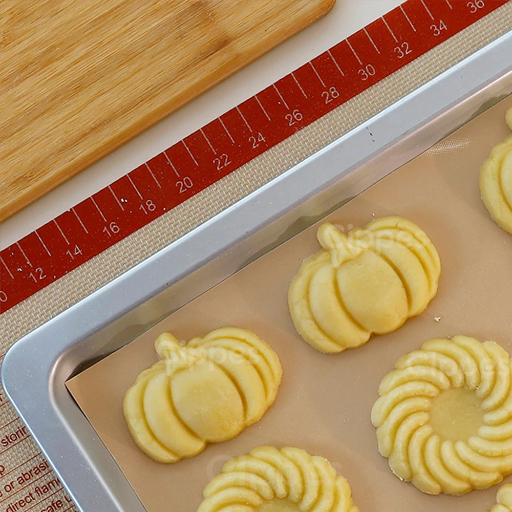 Holz-Kekspresse zum Backen, 3D-geschnitzter Lebkuchenstempel aus Buchenholz, Halloween-Kürbis-Geist-Prägeform für Kekse – Detail 1