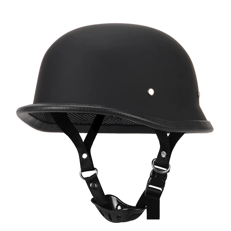 

Motorcycle Helmet Protective Half Helmet Unisex Riding Hard Hat Unisex Helmet Leather Retro Helmet Riding Helmet Riding Gear