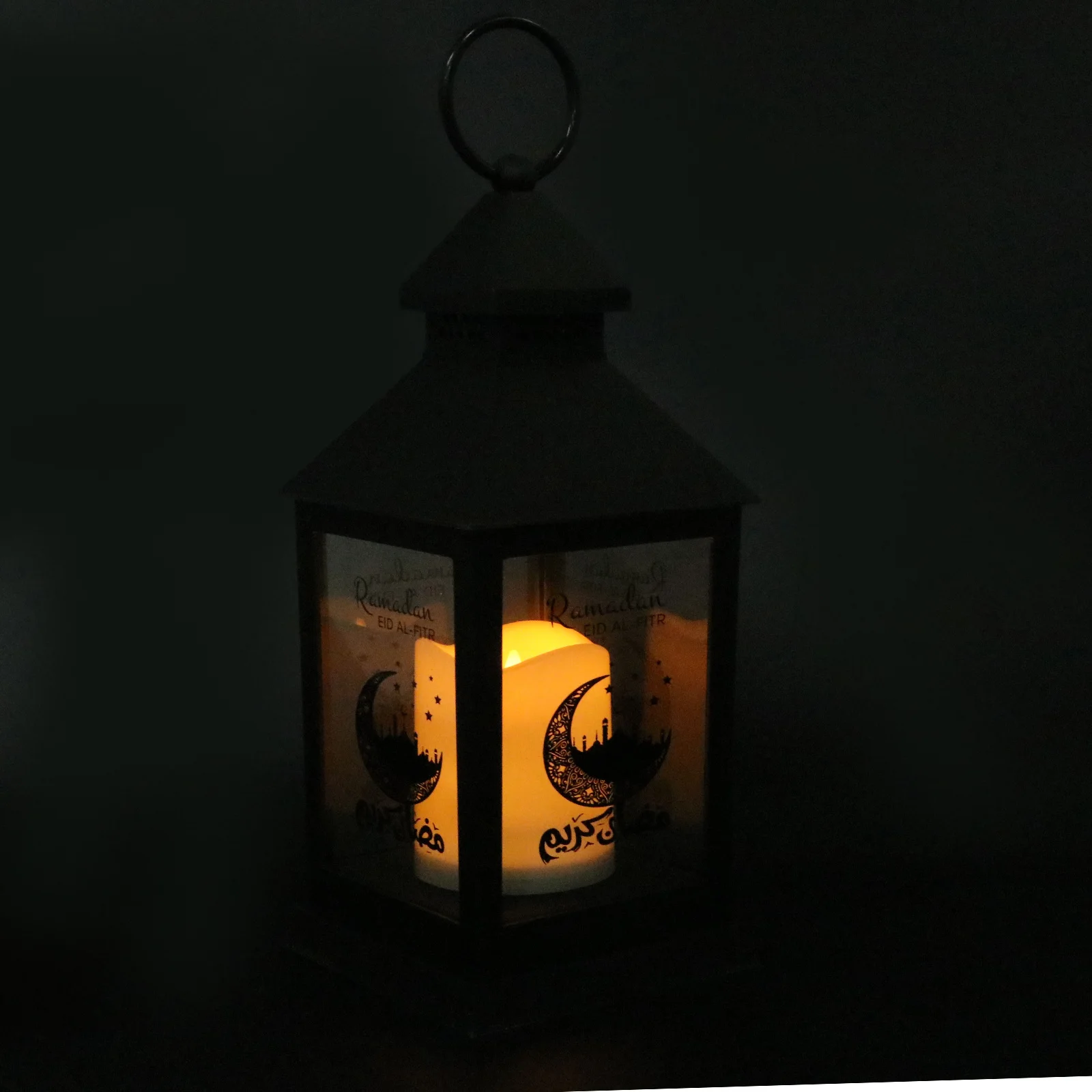 1 قطعة مصباح رمضان بالطاقة LED محاكاة مهرجان ضوء ديكور المنزل ديكور مصباح رمضان