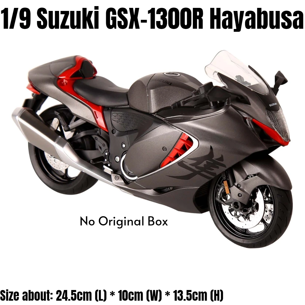 1/9 Suzuki GSX-R1000R Toy Motorcycle For Children Racing Model