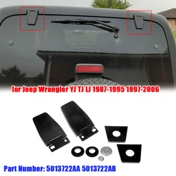 Car Rear Gate Glass Window Hinge Tail Gate Hinge for Jeep Wrangler YJ TJ LJ 1987-1995 1997-2006 5013722AA 5013722AB