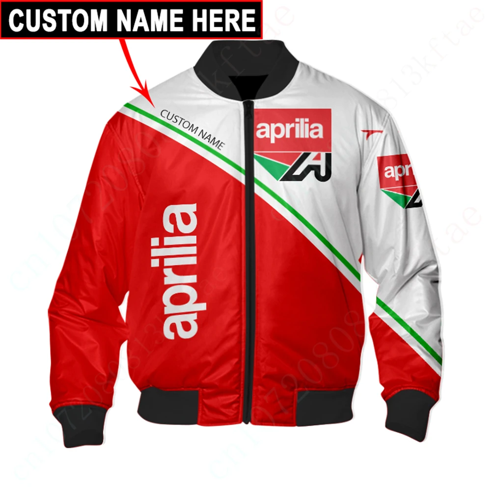 

Aprilia Jacket Techwear Baseball Uniform Bomber Jacket Thick Coats 3D Windbreaker High Quality Parkas Jackets For Men's Clothing