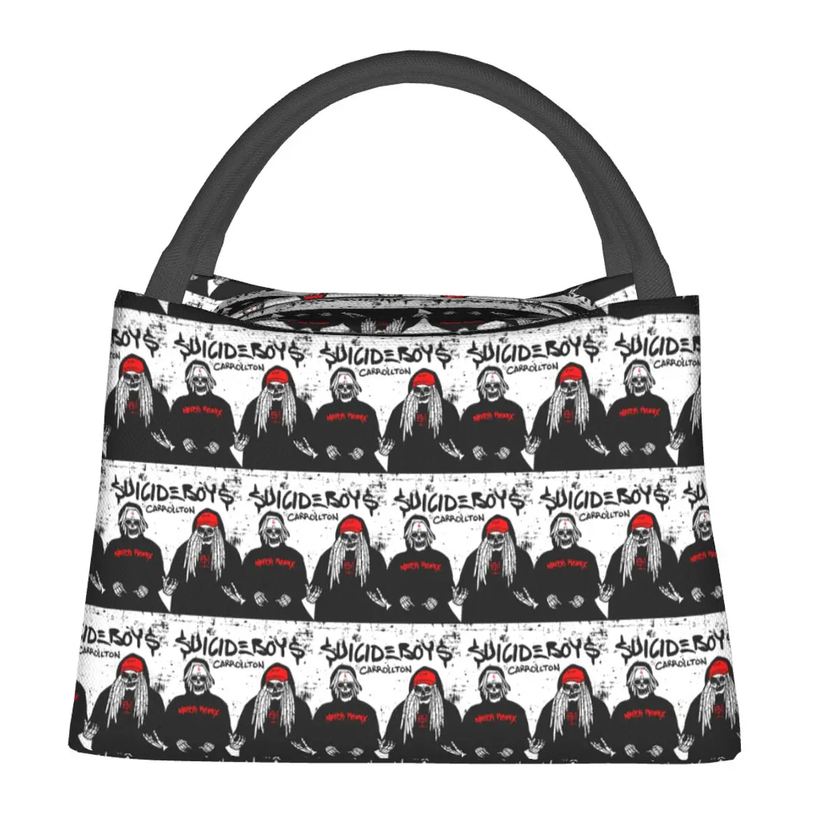 Suicideboys Vintageg Distressed Insulated Lunch Bag for Women Children Leakproof Food Boxes Thermal Lunch Box Tote