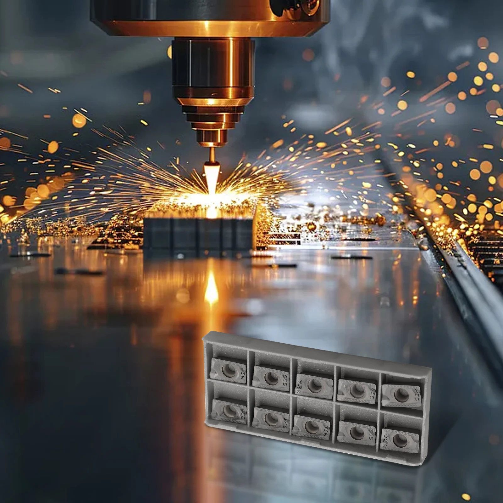 Angle 85 Carbide Milling Inserts Steel Milling Inserts Tight Tolerances Unparalleled Performance Convenient Clamping