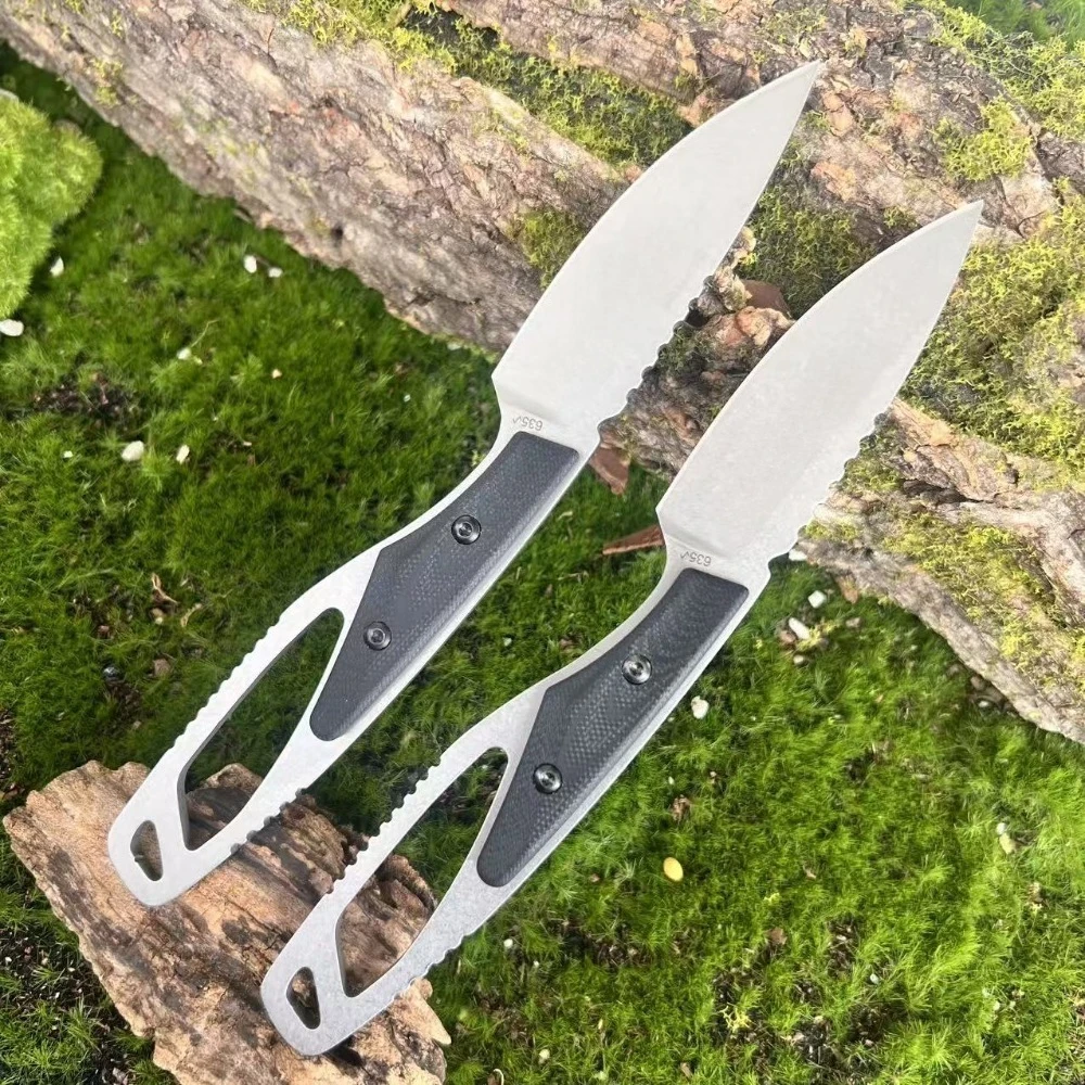 

Top Quality 635 Hunting Fixed Knife 440C Blade G10 Handle Steak Knives Outdoor EDC Camping Fishing Knives Cutting Tool