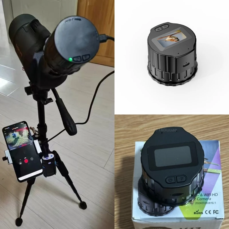 New High-definition WiFi Eyepiece with Screen, Electronic Eyepiece for Remote Viewing of Astronomical Telescopes on Mobile Phone