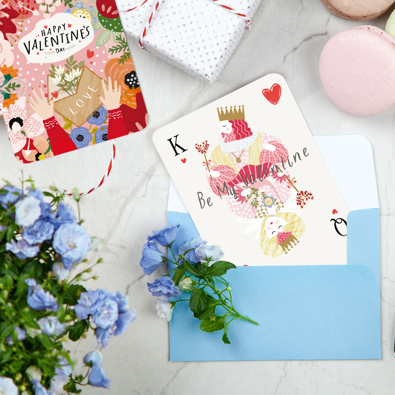 30Set Pure Cotton Watercolor Paper Card Postcards Right Angle/Rounded Corners with Envelope for Art Painting Creative Thank Note