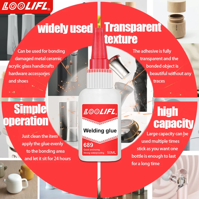 Adesivo speciale per legno Forte lavorazione del legno Pavimenti in lattice bianco Adesivo ad asciugatura rapida Colla super universale per saldatura Colla oleosa