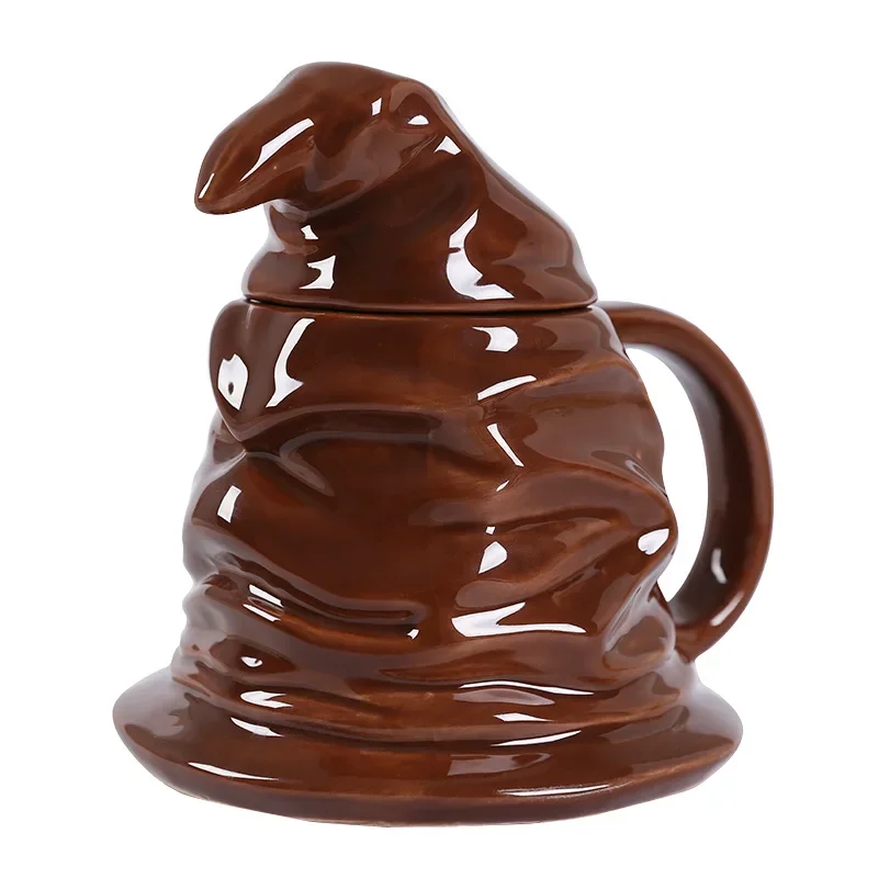 Creative Wizard Cup Ceramic Mug with Cover Afternoon Tea Coffee Cup Office Water Cup Household Drinking Set Halloween Gift - view 2