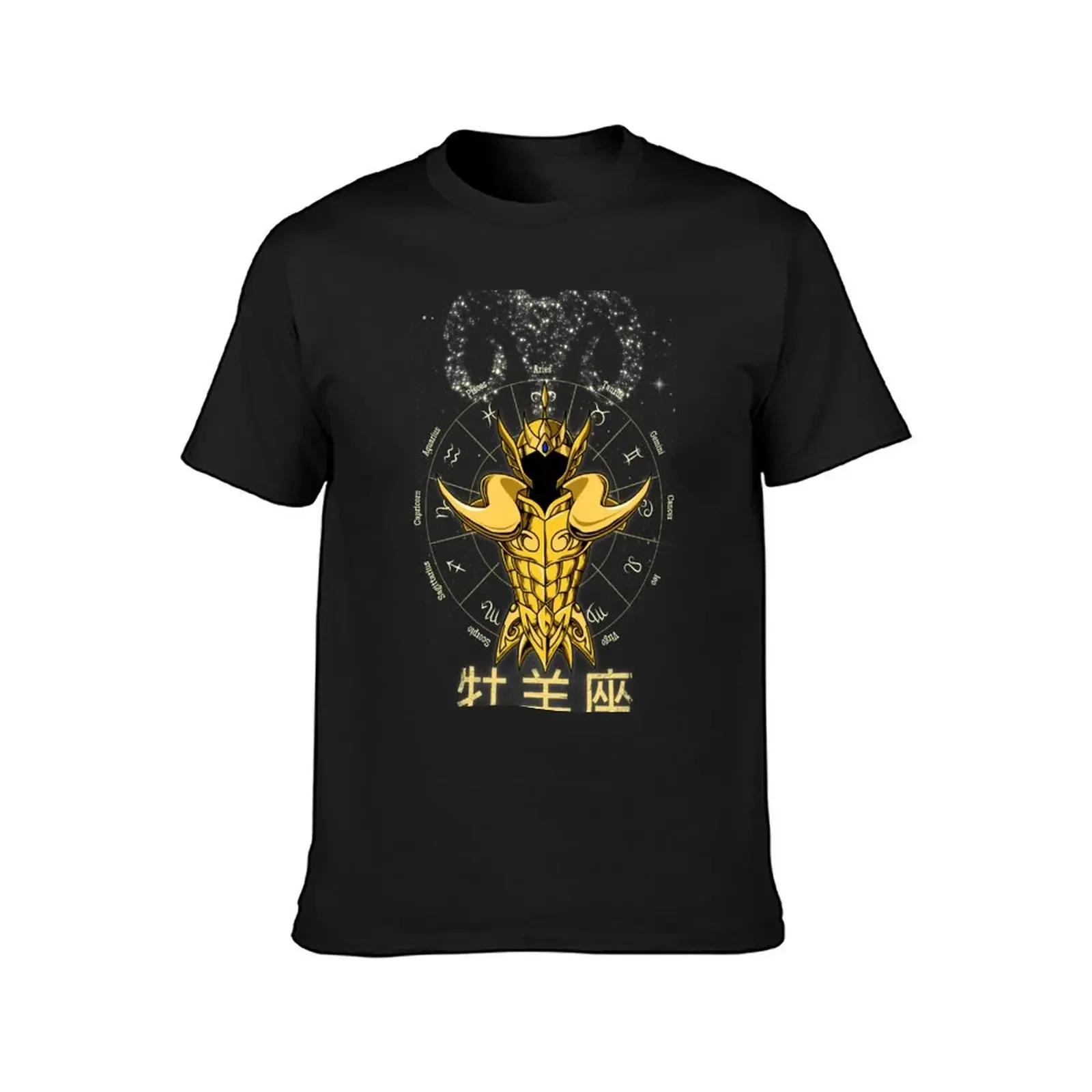 ARIES T-Shirt vintage anime shirt plus size tops man t shirt anime shirts men