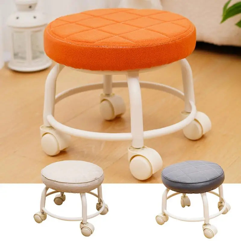 

Multifunctional Pulley Heavy-duty Seat 360 Rotation Waterproof Wheeled Stool With Low Practicality Fitness Lazy Bench Stool