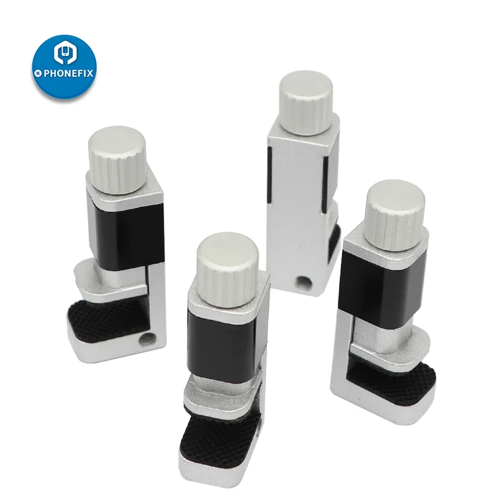 4 unids/lote de accesorios de Clip de aluminio ajustables para pantalla LCD de teléfono móvil, abrazadera de sujeción en forma de fijación, juegos de herramientas manuales de reparación