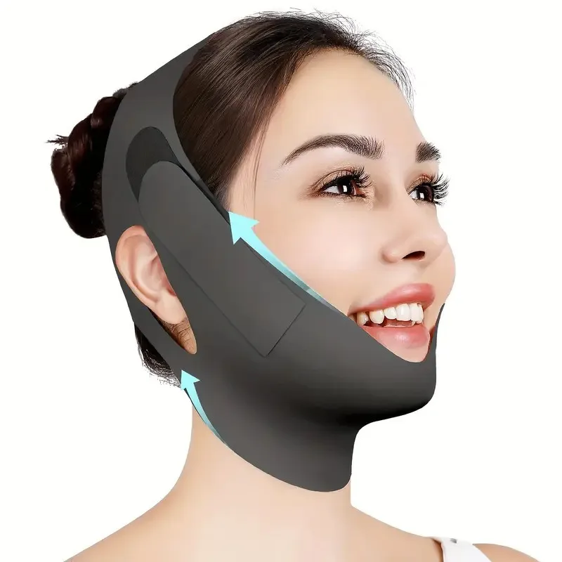 V Line Lifting Chin Strap Reusable Face Lift Mask Adjustable Jawline Shaper For Double Chin For Women