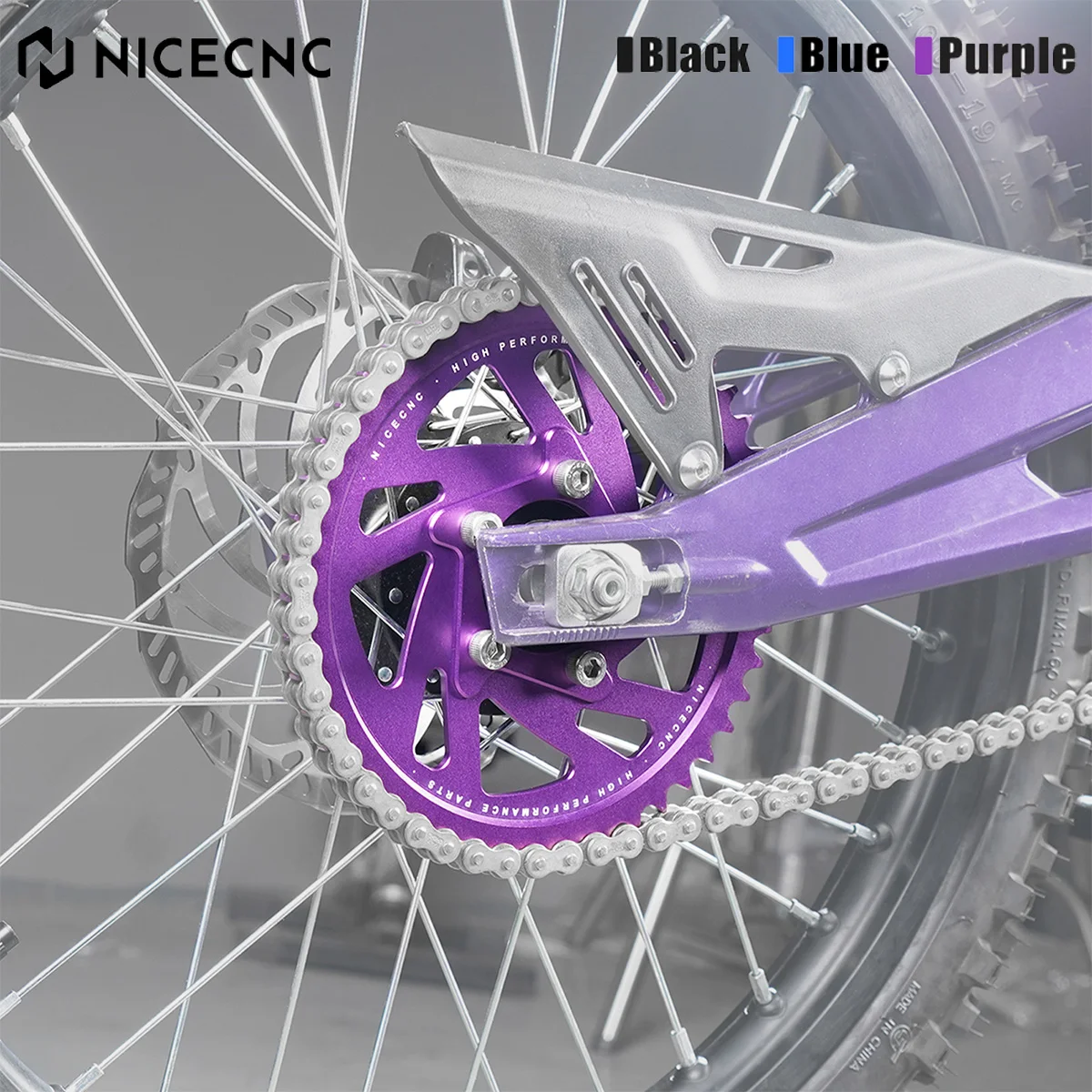 NICECNC For 2025 2024 Surron Light Bee X S L1E Surron Ebike 48 Teeth 58 Teeth Rear Sprocket Enhanced Parts For Segway X160 X260