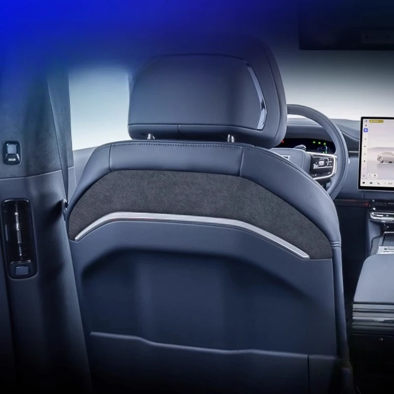 

For Zeekr 9X High end suede seat rear panel decorative sticker ultra-thin scratch resistant protective film