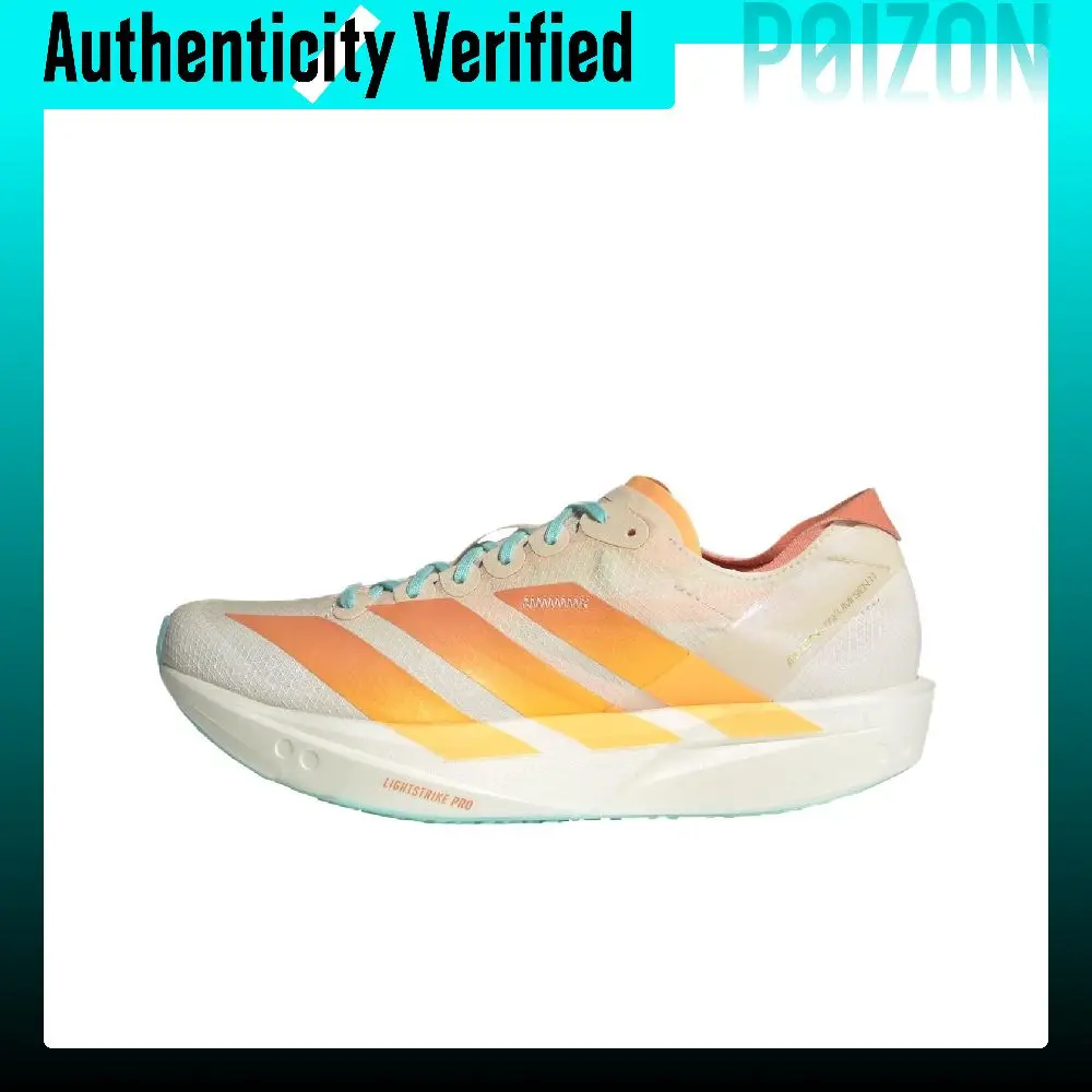 Adidas Adizero Takumi Sen 11 PU, Textile Low top Long Distance Running Sprint Running Shoes Women's Orange JQ2820