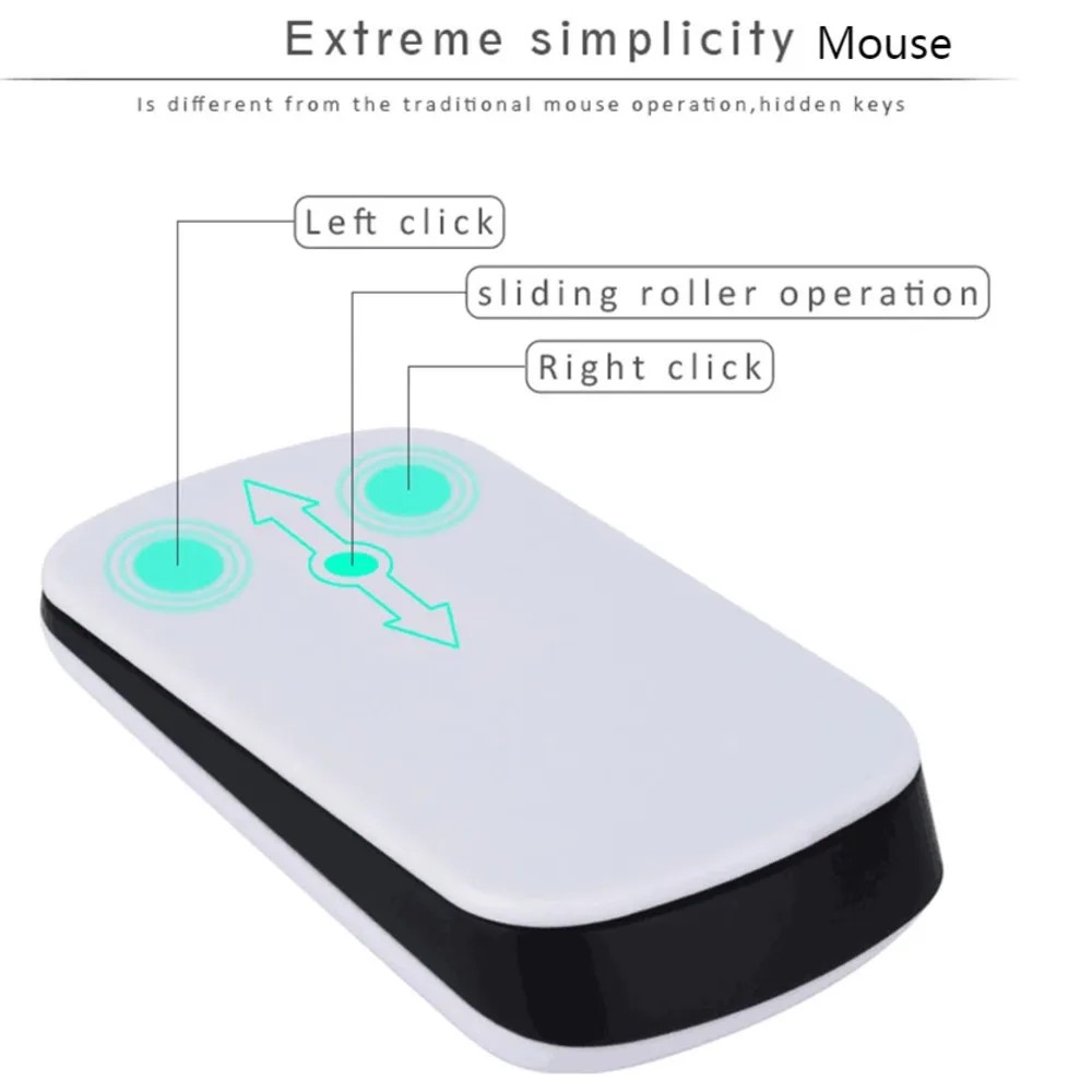 

Extreme Simplicity Wireless Ultra-thin Touch Mouse 2.4GHz Mini Full Touch Portable Office Business Mice Ergonomic Creative Mause