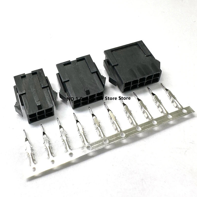 10PCS Micro-Fit 3.0mm Pitch Connector Double Row Female Housing 2/4/6/8/10/12/14/16/18/20/22/24Pin 5557 43020 Series