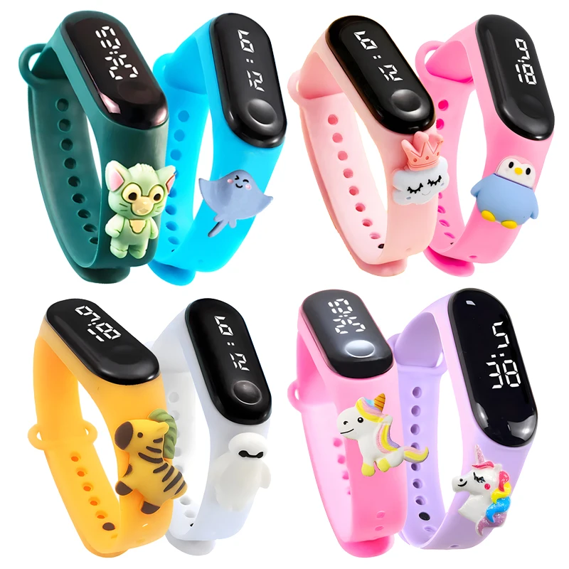 Luxury Kids Sport Watch Waterproof Smart Touch Screen Digital Clock Bracelet Girls and Boys Student Toy Watch for Children