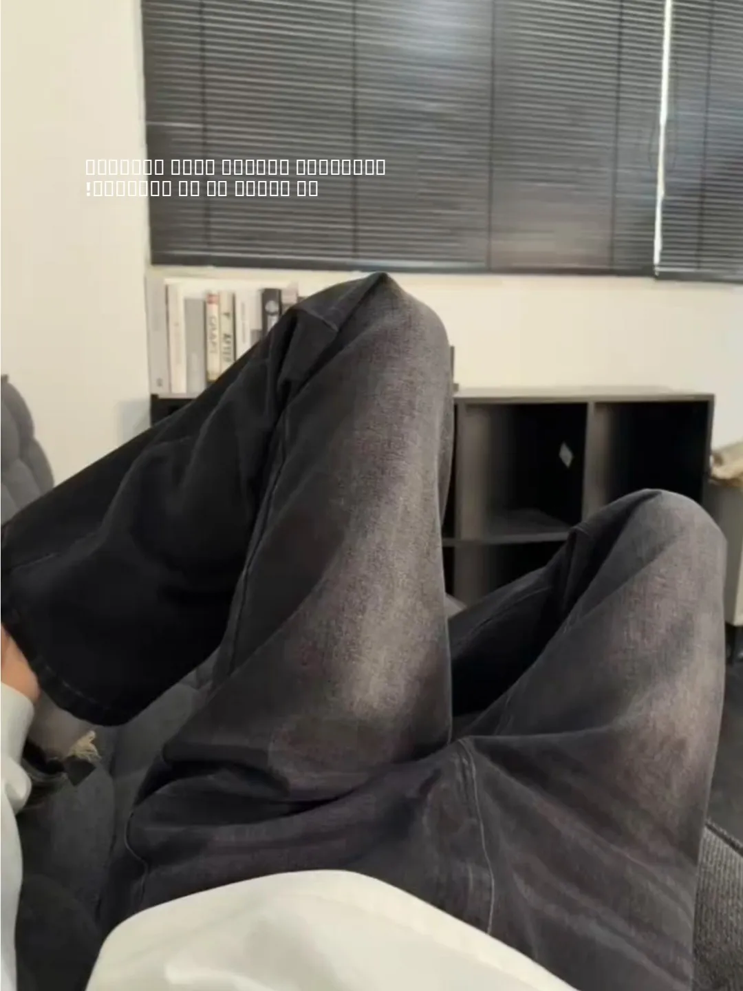 

American Retro Black Bell Bottom Jeans Men's Style Cleanfit Straight Leg Slim Fit Vibe Knife Pants Autumn Season Polyester Fiber