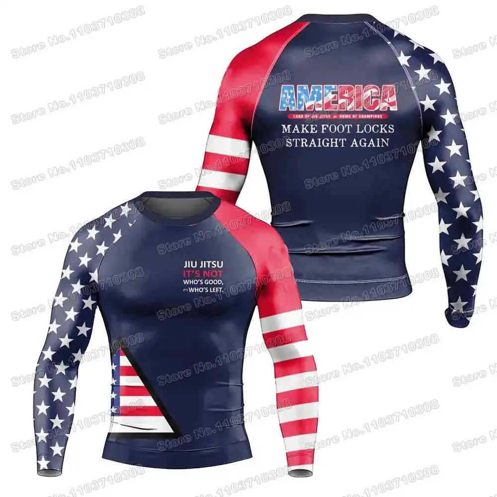 7th Army New Special Print Surfing Jersey Beach Swimwear Diving Gym Long Sleeves Trousers MMA BJJ Men Jiu Jitsu Fitness Sets