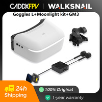 Caddx Walksnail Avatar HD Goggles L+Walksnail Moonlight Kit 4k/60FPS FOV 160° Support Gyroflow+CADDXFPV GM3 Head Track Suit