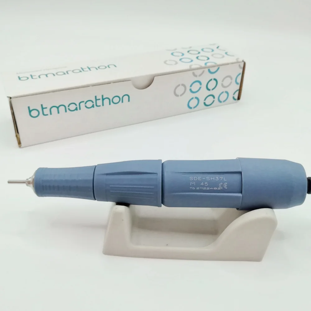 Caneta de broca elétrica 45000 rpm m45c micro-motor handpiece para forte 210 maratona caixa de controle profissional máquina do prego ferramenta