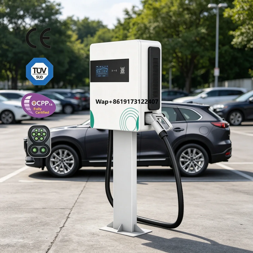 240kW DC Fast Charging Pile Dual EV Charger Station for Commercial Parking Lots