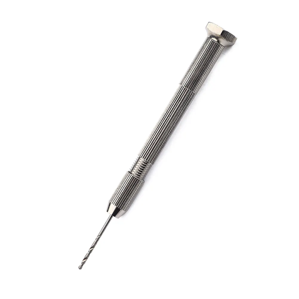 10Pieces Spiral Drill Pin Vise Hand Drill Adjustable Precise Rotary Tool for Jewelry Beads Resin PVC Acrylic DIY Projects