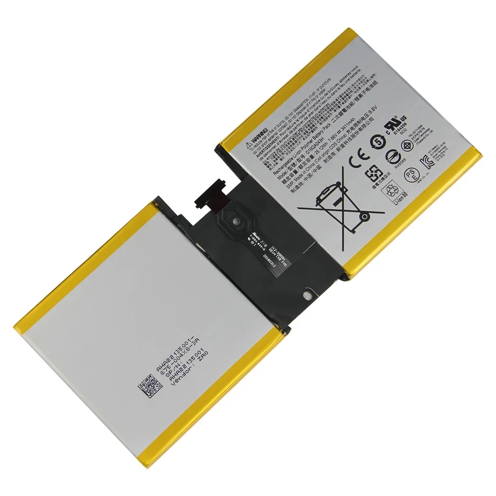 交換用バッテリー G16QA043H Microsoft Surface go 1824 3411mAh用