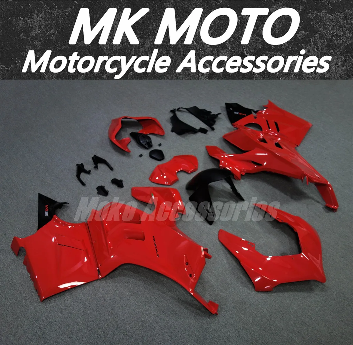 

Fairings Kit Fit For Panigale v4s v4r 2023 2024 Bodywork Set 23-24 Abs High Quality Injection Abs Black Red