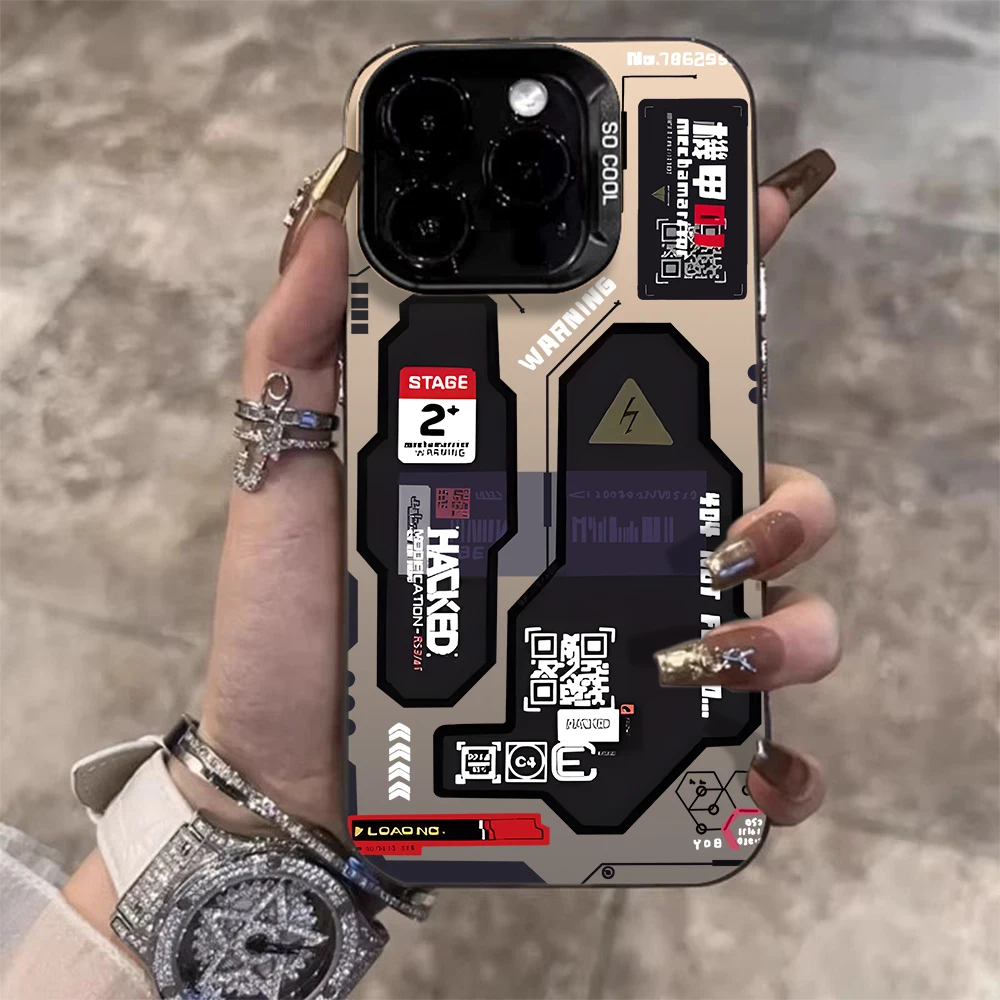 Hacker Creative Mecha Handyhülle für Xiaomi Redmi Note 17 Pro Max Hüllen für Redmi Mi 11 Lite 5G 12 14T 15T 13T Pro Lederhülle – Detail 9