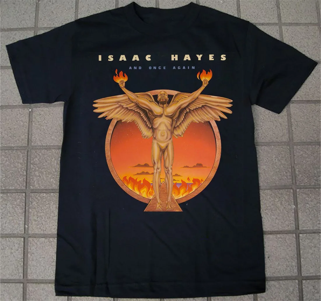 

Isaac Hayes And Once Again Short Tee Shirt Men Women All Size Cotton