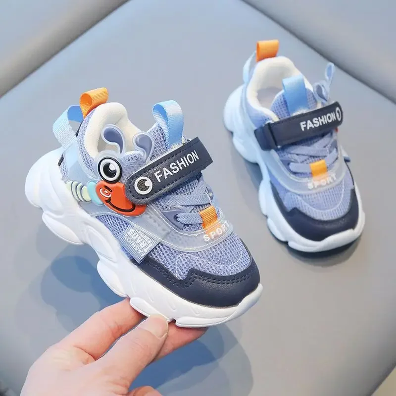 Fashion 2024 Spring And Autumn New 1-6-year-old Children's Mesh Sports Boys And Girls Mesh Breathable Preschool Shoes