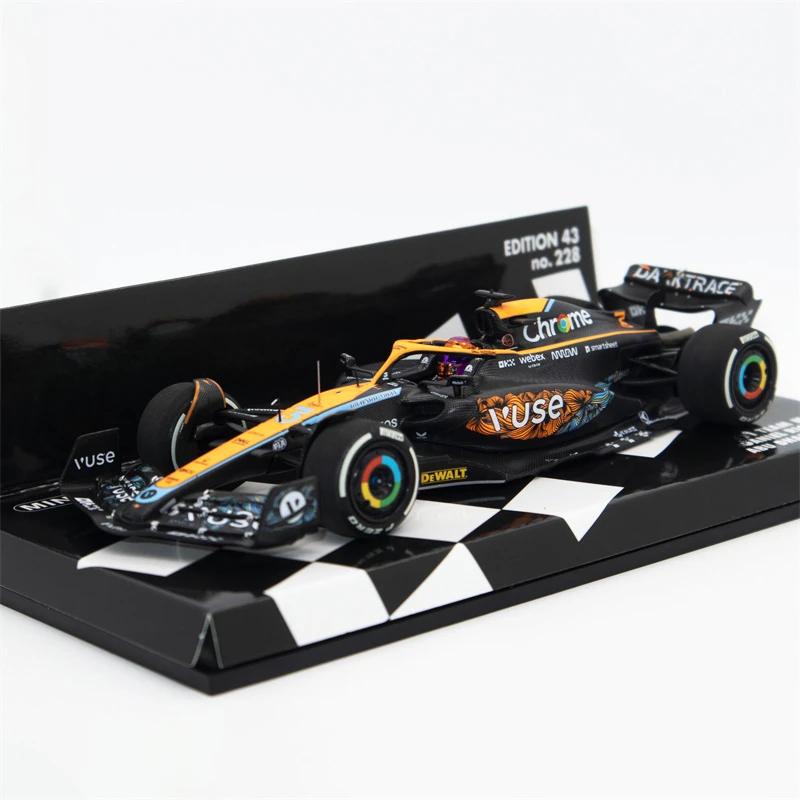 MINICHAMPS 1:43 F1 2022 TEAM MCL36 ABU DHABI GP Resin Model Car