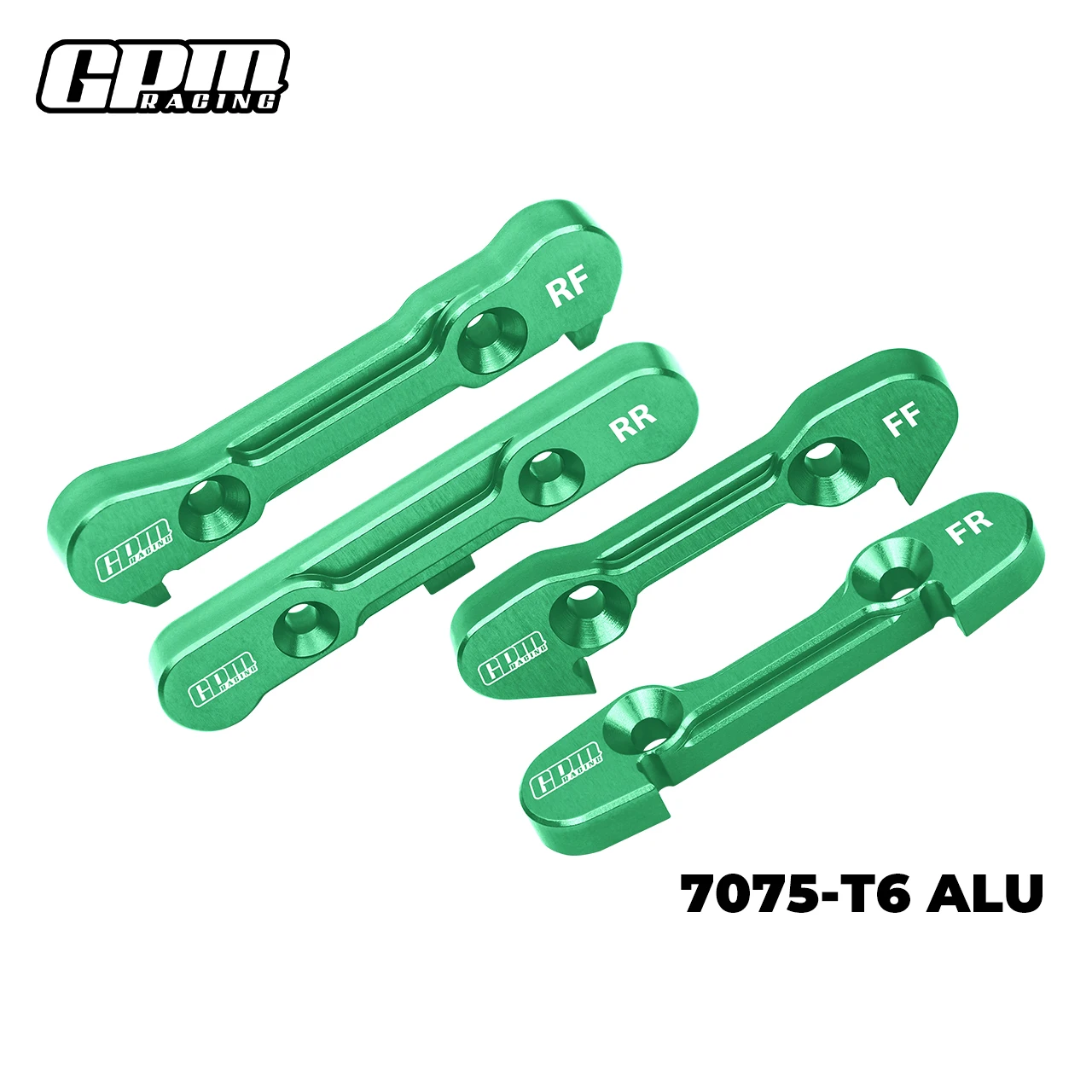 Soporte de suspensión inferior GPM 7075 aleación F & R LOSI 1/6 8IGHT-X Lasernut 8XE 8XTE LOS04019