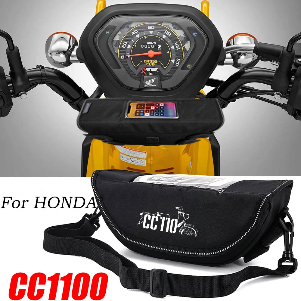 

For Honda CC110 CC 110 Motorcycle accessory Waterproof And Dustproof Handlebar Storage Bag navigation bag