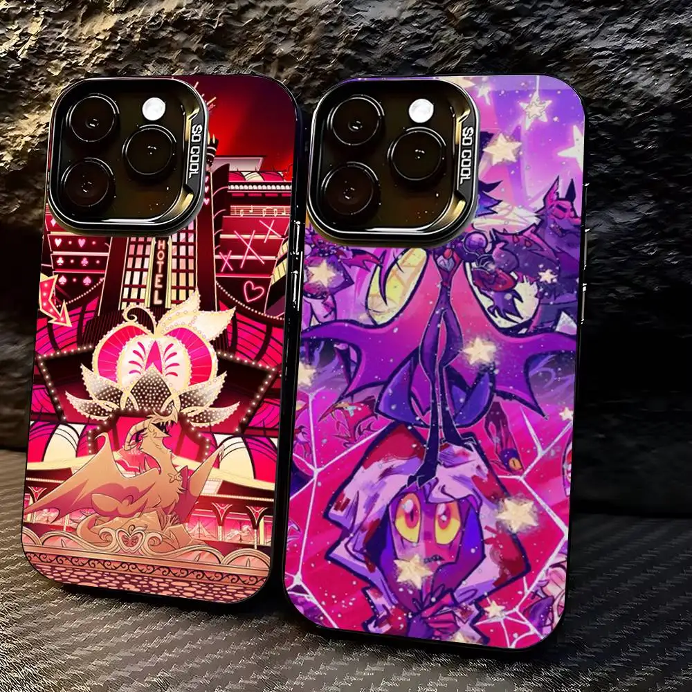 

H-Helluva Boss Phone Case For iPhone 17,16,15,14,13,12,11,Pro,X,XS,Max,Plus Soft Black Cover
