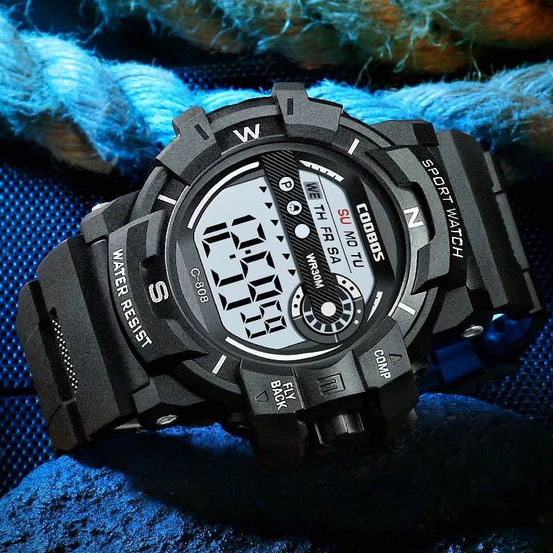 Digital Watch For Men Military Fashion Sport Led Watches Calendar Chronograph New Mens Electronic Clock Reloj Deportivo Hombre