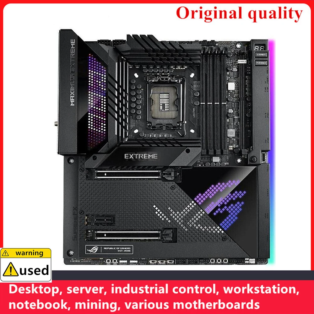 

Материнские платы Для ROG MAXIMUS Z690 EXTREME LGA 1700 DDR5 128 ГБ ATX для Intel Z690 настольная материнская плата M.2 NVME SATA III USB3.0