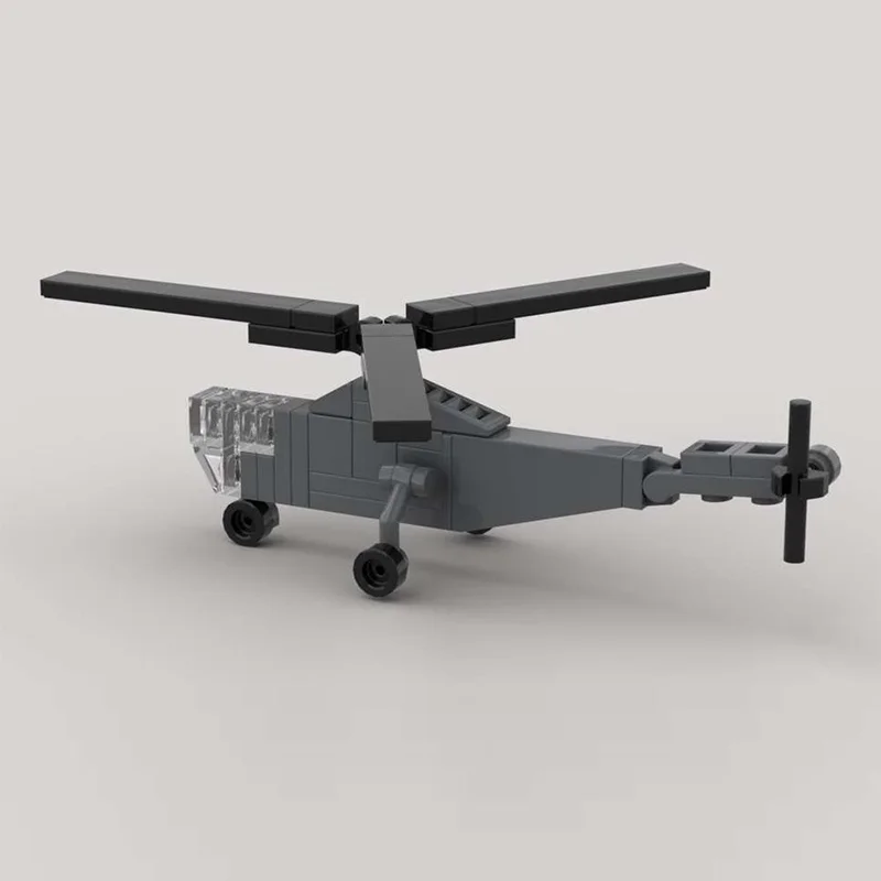 H-5 نموذج هليكوبتر عسكري MOC قوالب بناء معدات الحرب وحدات التكنولوجيا الهدايا عطلة تجميع ألعاب أطفال البدلة #3
