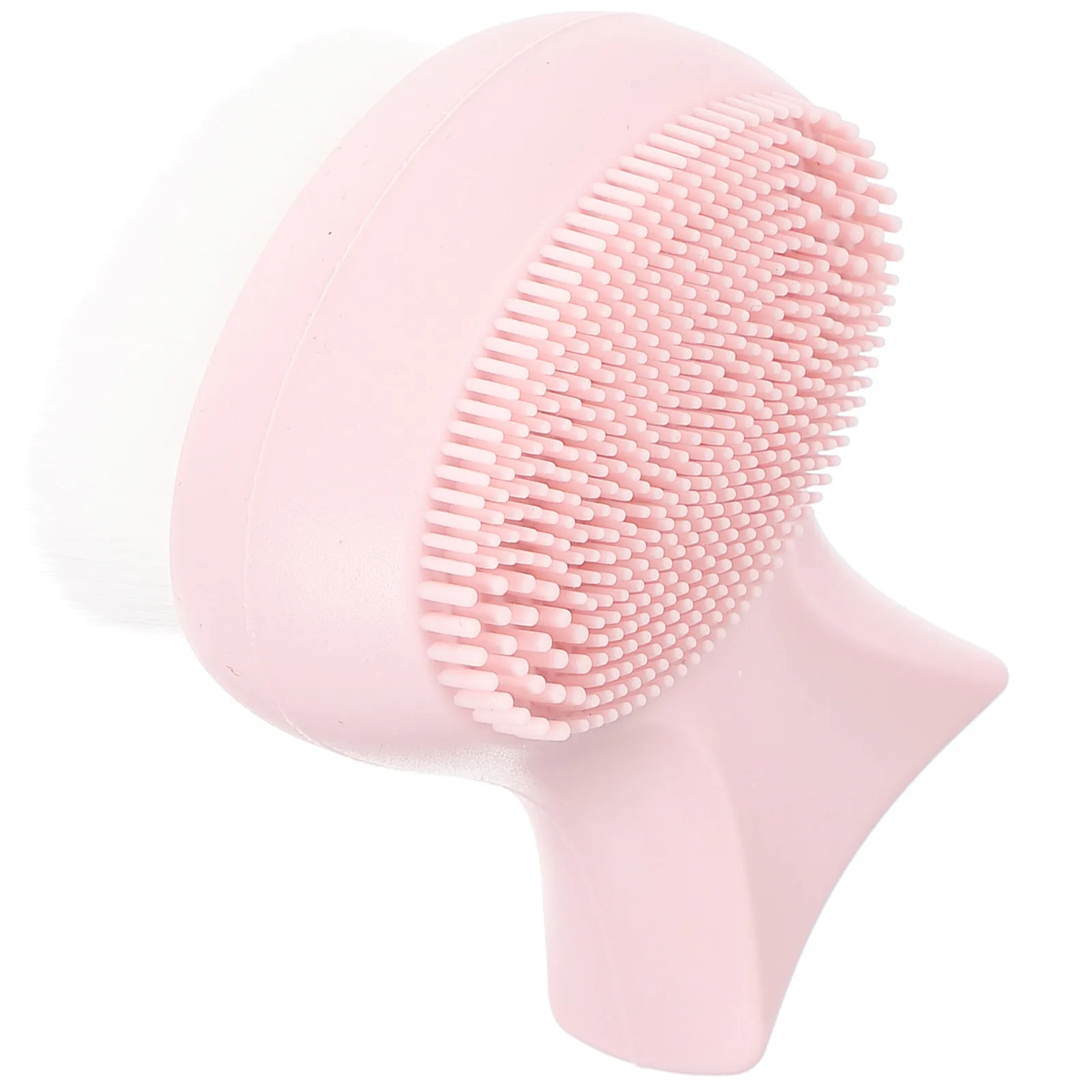 

Щетка для очищения лица, двусторонняя, для чувствительной кожи, портативная, для ежедневного ухода, для снятия макияжа, подарок для женщин