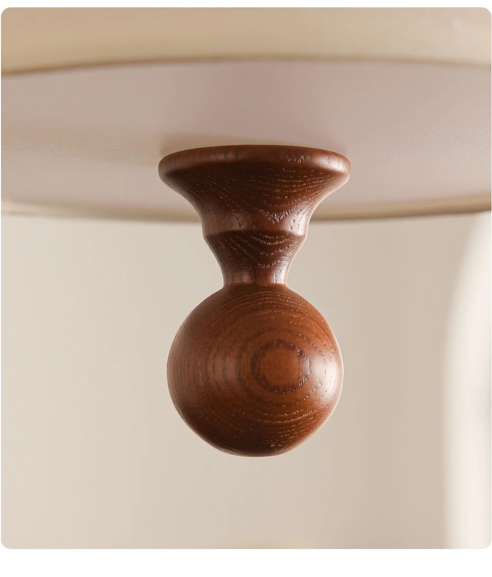 Bedroom Romantic Fabric E27 LED Ceiling Lights Nordic